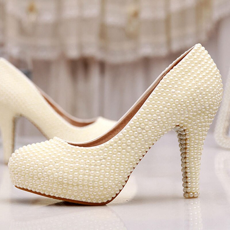 3 Inch Wedding Shoes
 Wedding Shoes Ivory Bride Woman Shoes Spring Summer Party