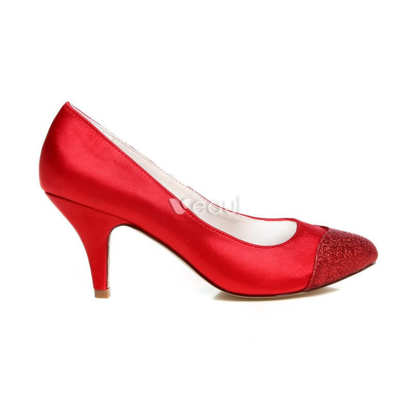3 Inch Wedding Shoes
 Classic Wedding Shoes 3 Inch Stiletto Heels Pumps Red