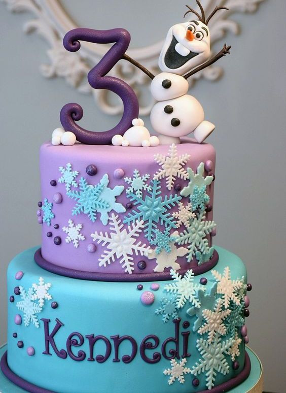 3 Year Old Birthday Cake
 32 Elegant And Funny Frozen Kids’ Party Ideas Shelterness
