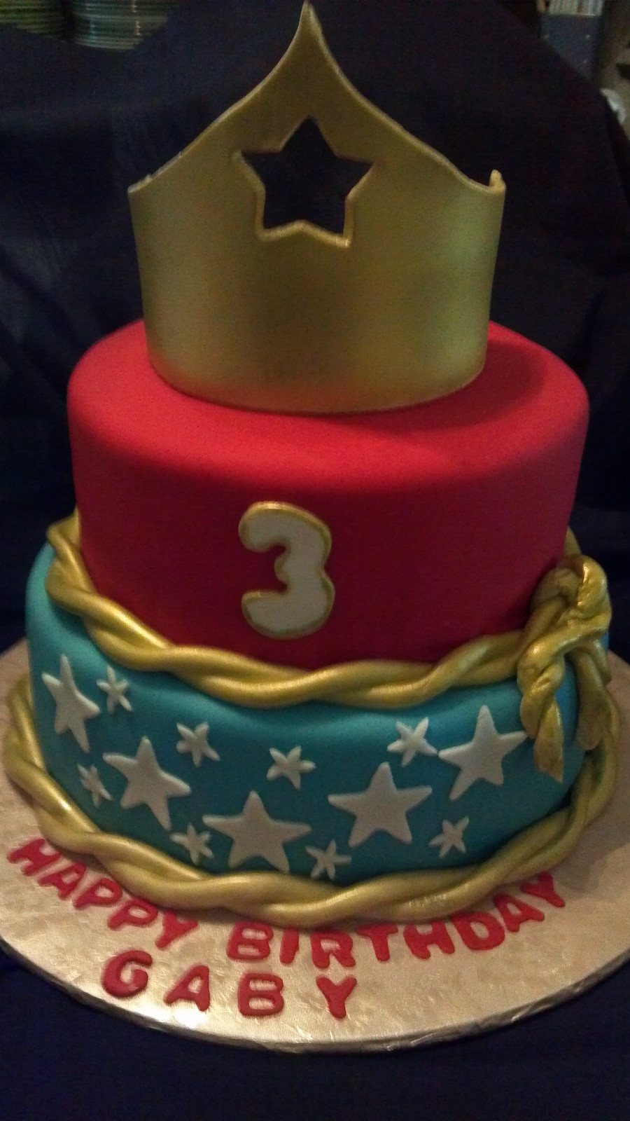 3 Year Old Birthday Cake
 Wonder Woman Birthday Cake For A 3 Year Old Cake Covered