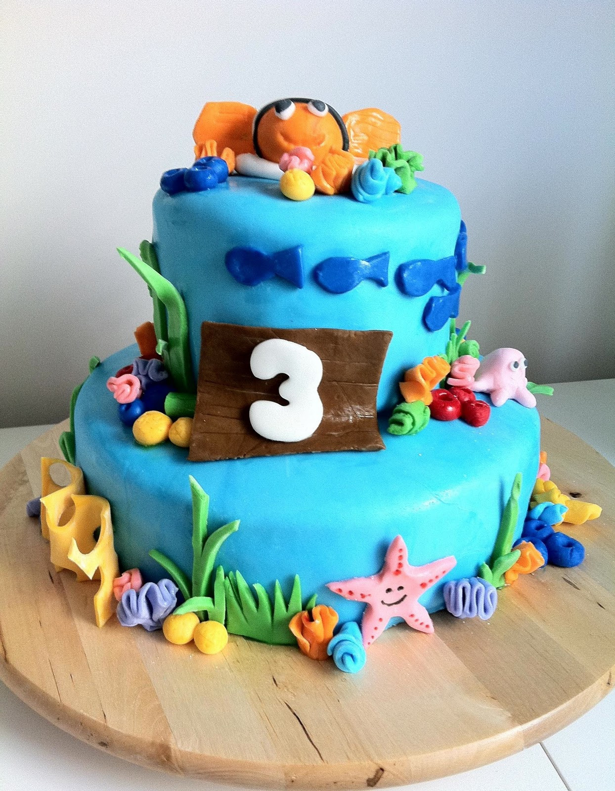 3 Year Old Birthday Cake
 Sweetness by D Finding Nemo Logan s 3rd Birthday