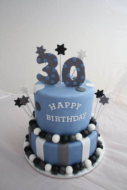 30th Birthday Cake For Him
 30th Birthday Cake