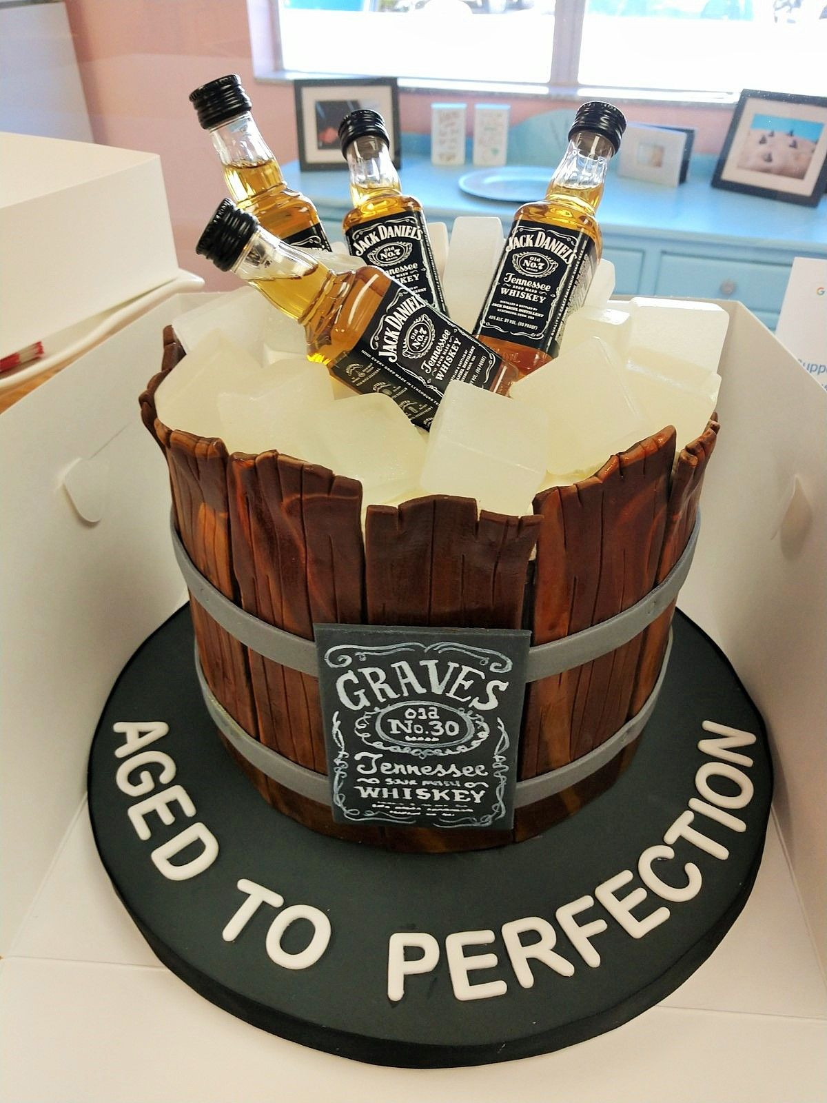 30th Birthday Cake For Him
 jack daniels cake 30th birthday cake