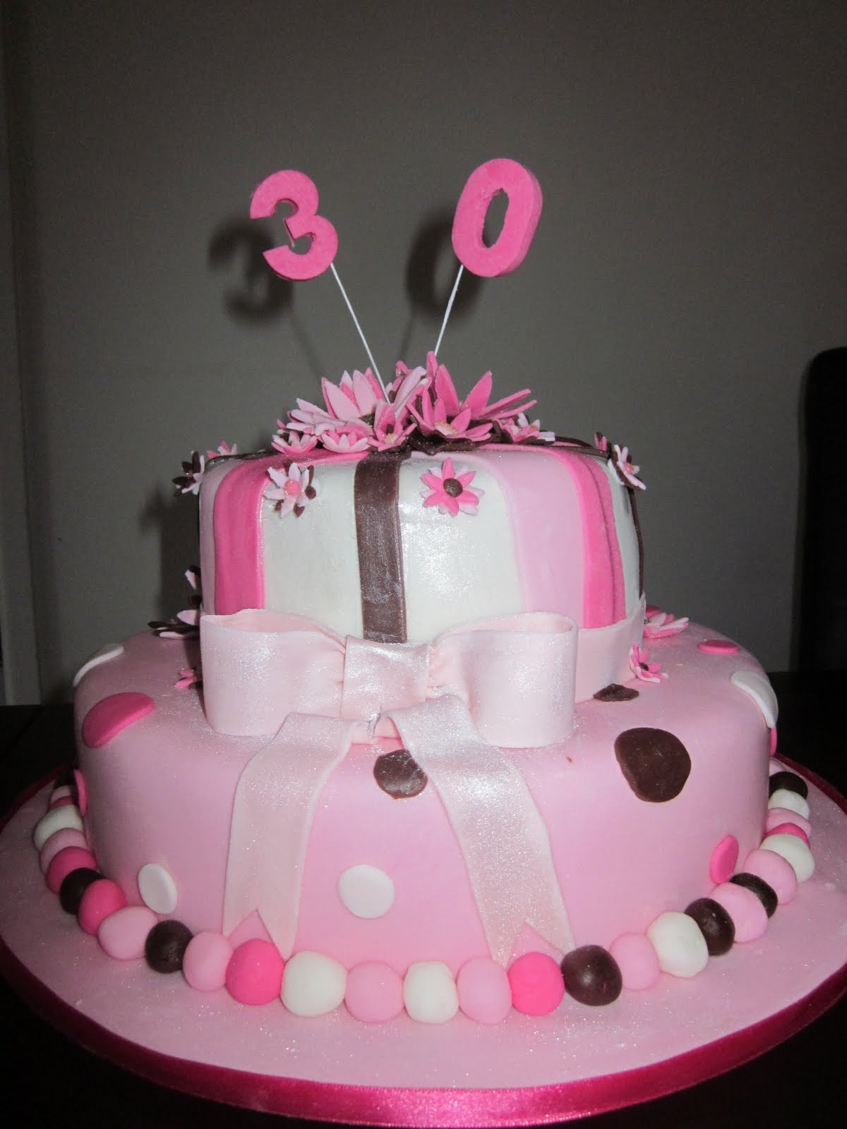 30th Birthday Cakes
 Deb s Cakes and Cupcakes Females 30th Birthday Cake