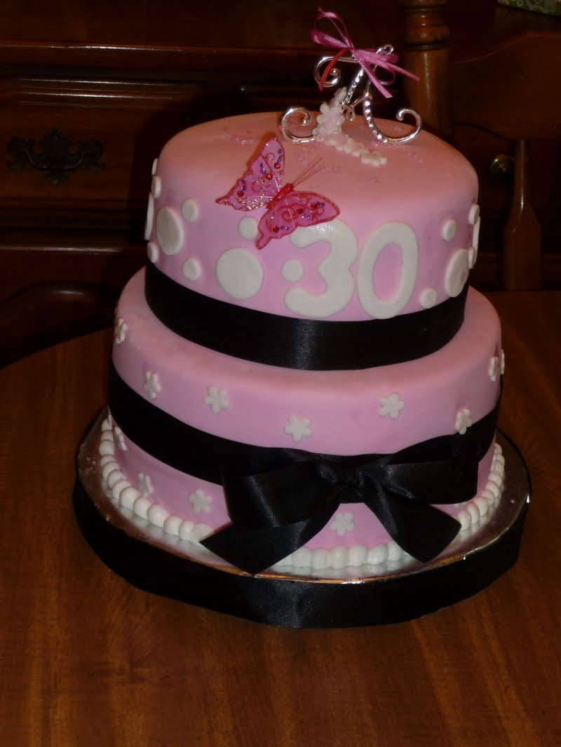 30th Birthday Cakes
 Icing Top Cakes for Every Occasion Pretty in Pink