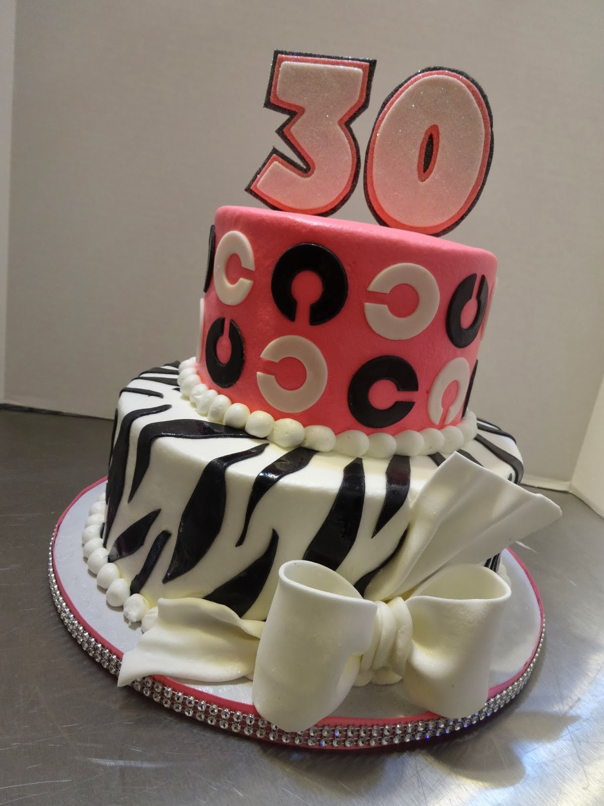 30th Birthday Cakes
 Cakes by Paula Happy 30th Birthday Melissa