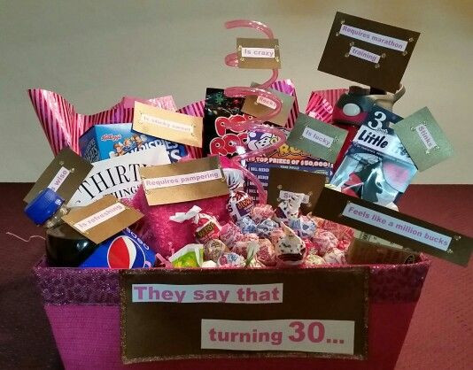 30Th Birthday Gift Ideas For Friend
 For my best friends 30th Birthday Filled with some of her