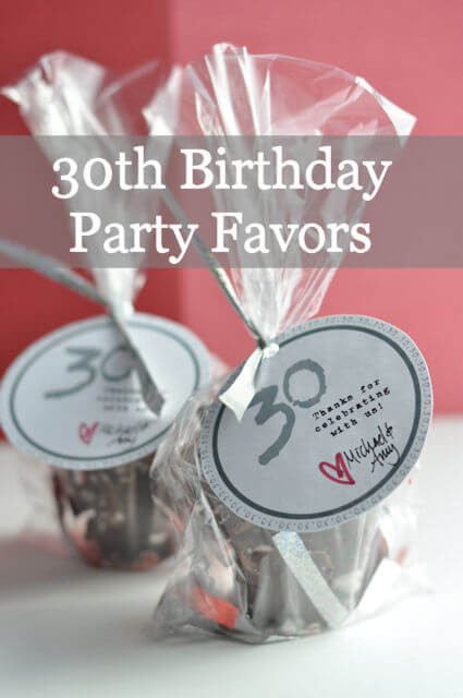 30Th Birthday Party Favor Ideas
 30th Birthday Party Favors • this heart of mine