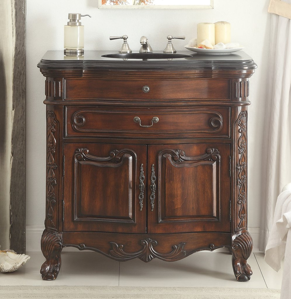 36 Bathroom Cabinet
 36" Solid Wood Classic style Madison Bathroom Sink Vanity