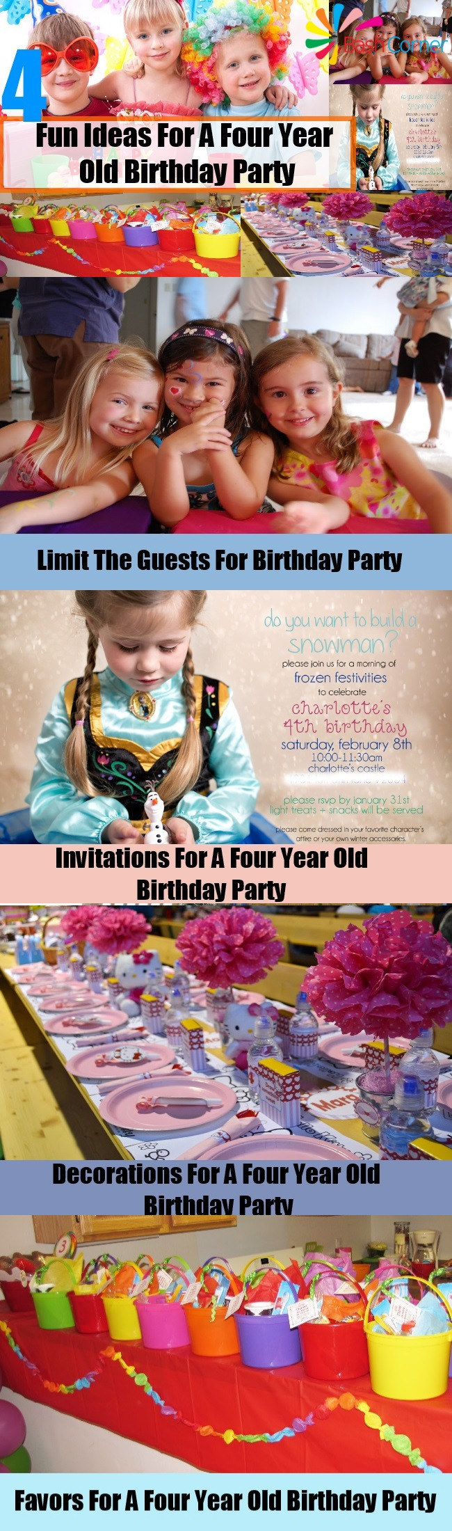 4 Year Old Little Girl Birthday Party Ideas
 4 Fun Ideas For A Four Year Old Birthday Party