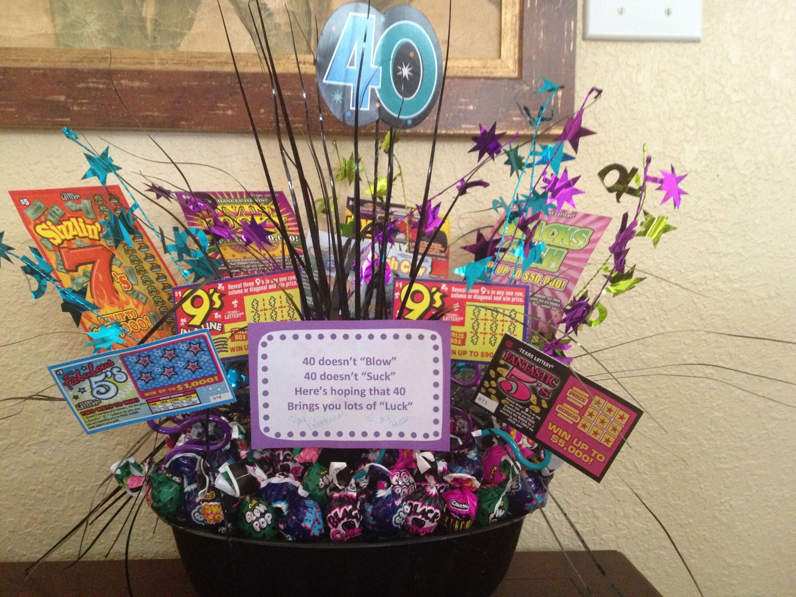 40 Birthday Gift Ideas For Her
 40th birthday t idea Crafty Pinterest