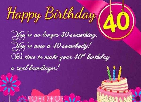 40 Years Old Birthday Quotes
 Happy 40th Birthday Meme Funny Birthday with Quotes