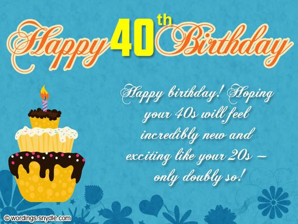 40 Years Old Birthday Quotes
 Happy 40th Birthday Quotes Memes and Funny Sayings