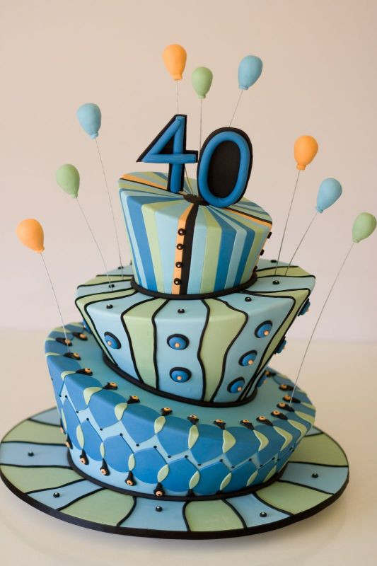 40th Birthday Cake Ideas
 Birthday Cakes