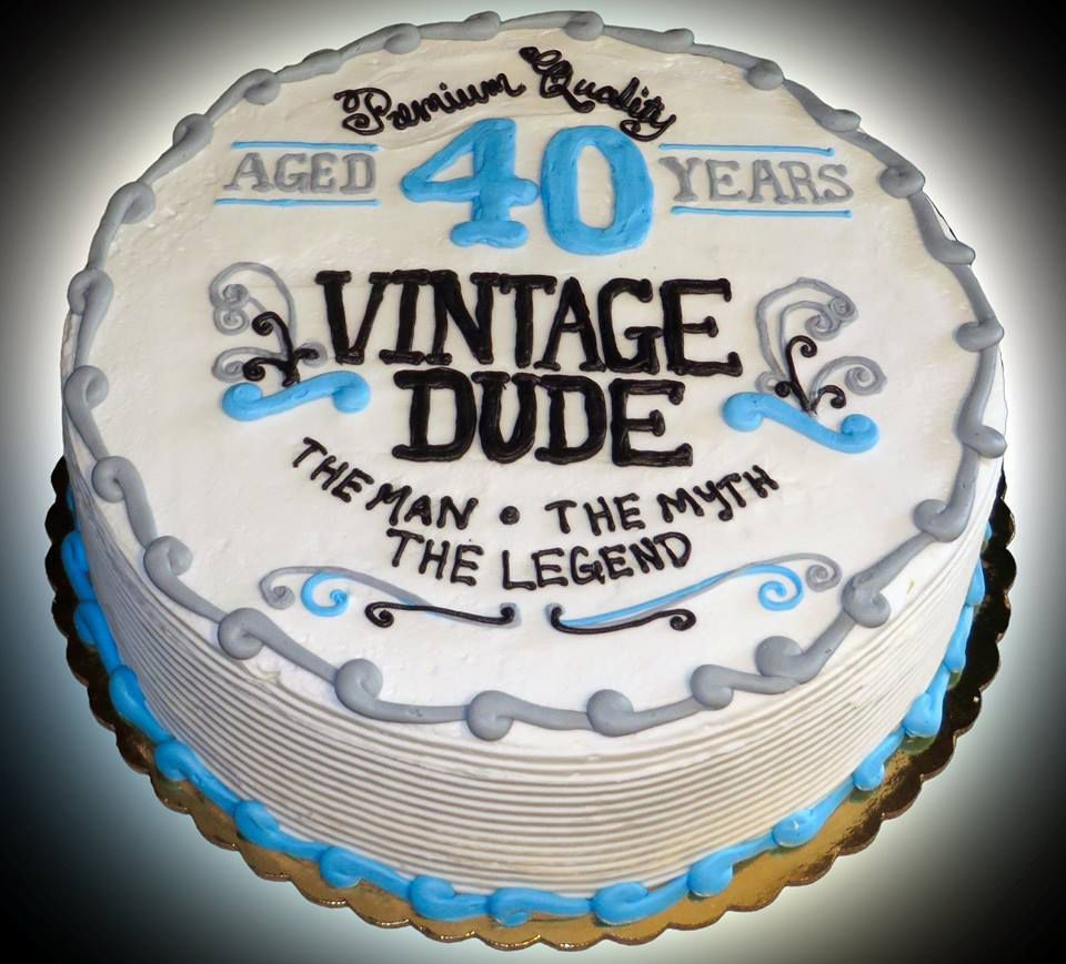 40th Birthday Cake Ideas For Him
 This 40th birthday cake celebrates a guy who has won the