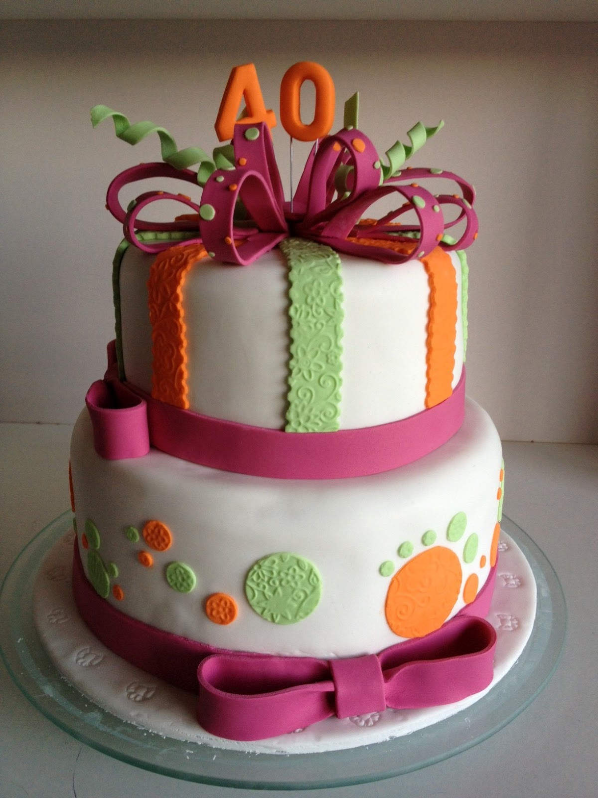 40th Birthday Cakes For Her
 Cake Story by Jenty Sally & Katharyn 40th Birthday