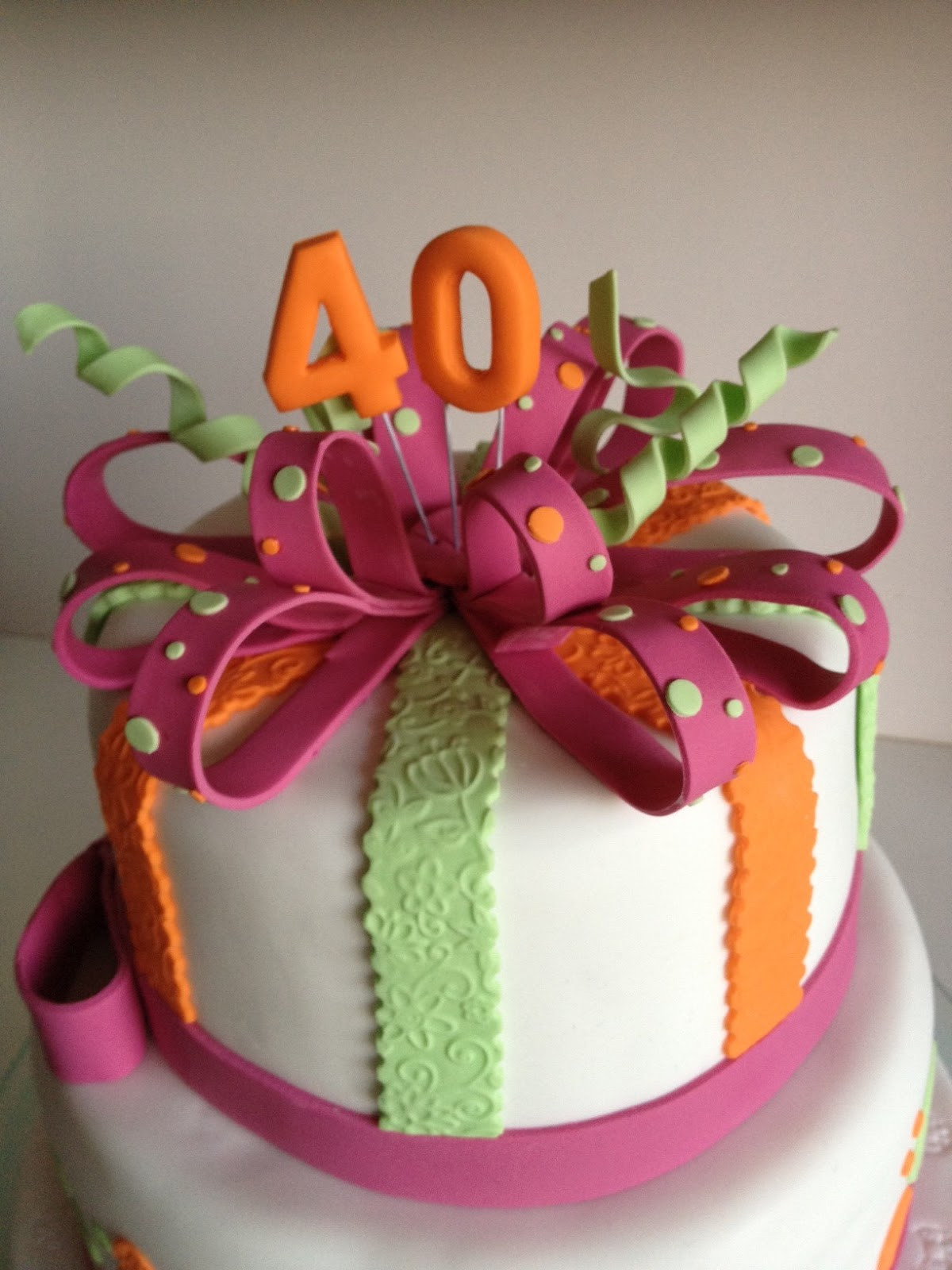 40th Birthday Cakes For Her
 Cake Story by Jenty Sally & Katharyn 40th Birthday