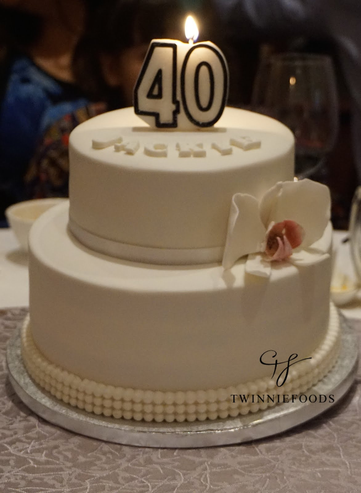 happy 40th bbirthday cake
