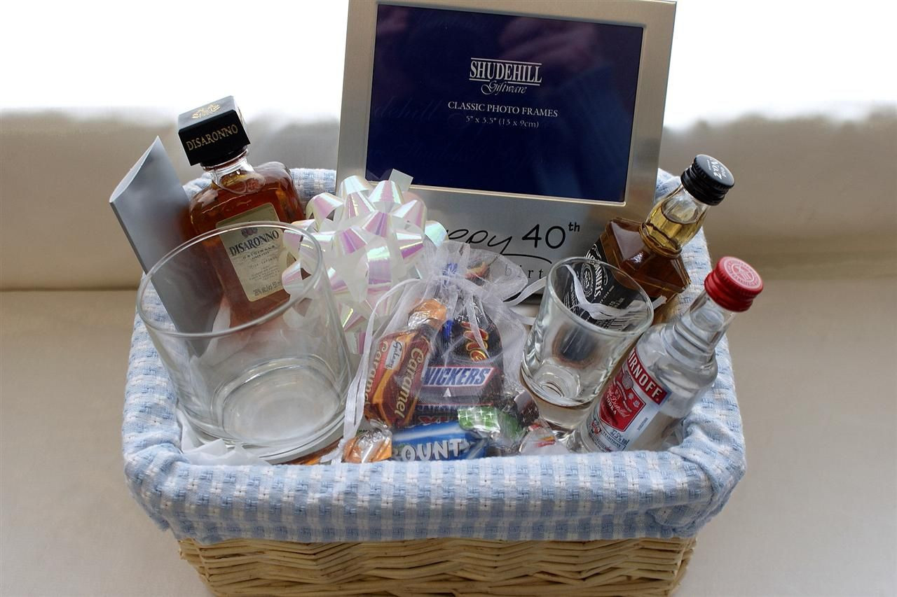 40Th Birthday Gift Ideas For Wife
 Personalised 40th Birthday Gift Basket