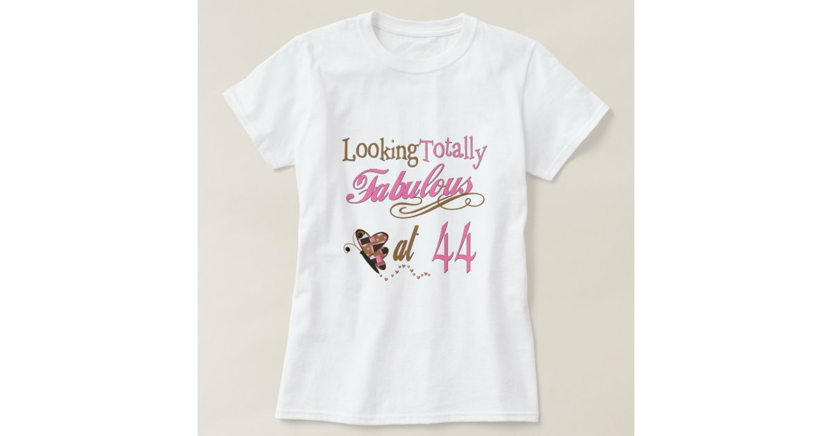44Th Birthday Party Ideas
 44th Birthday Party Gifts T Shirt
