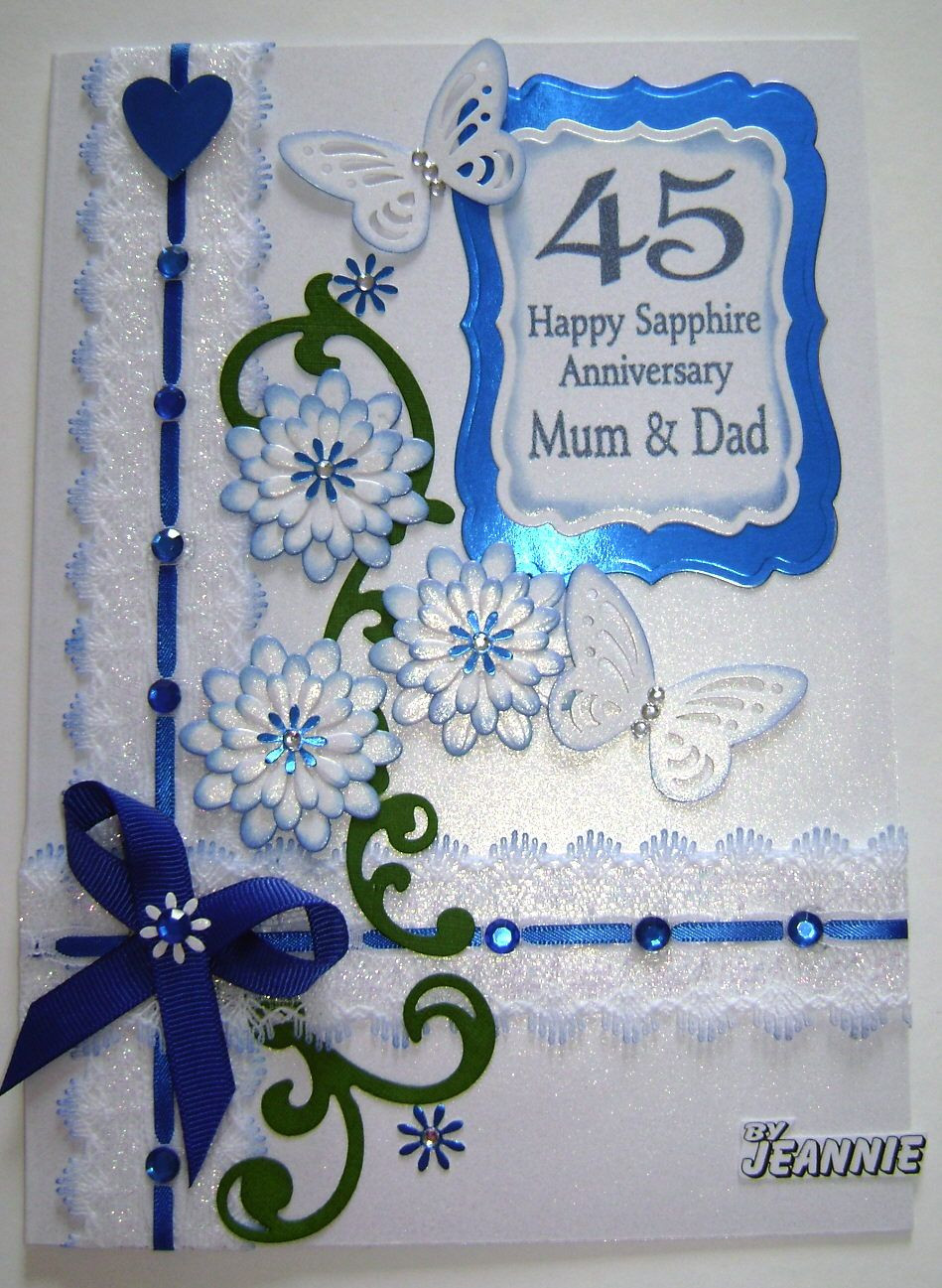 45 Year Anniversary Gift Ideas
 45 years Sapphire Anniversary