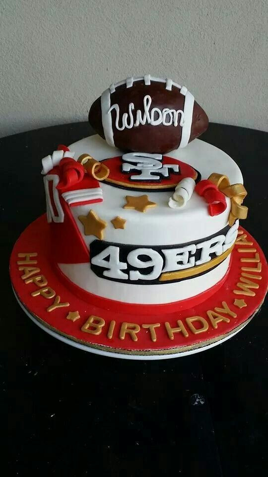 49ers Birthday Cake
 17 Best images about 49ers Cakes on Pinterest