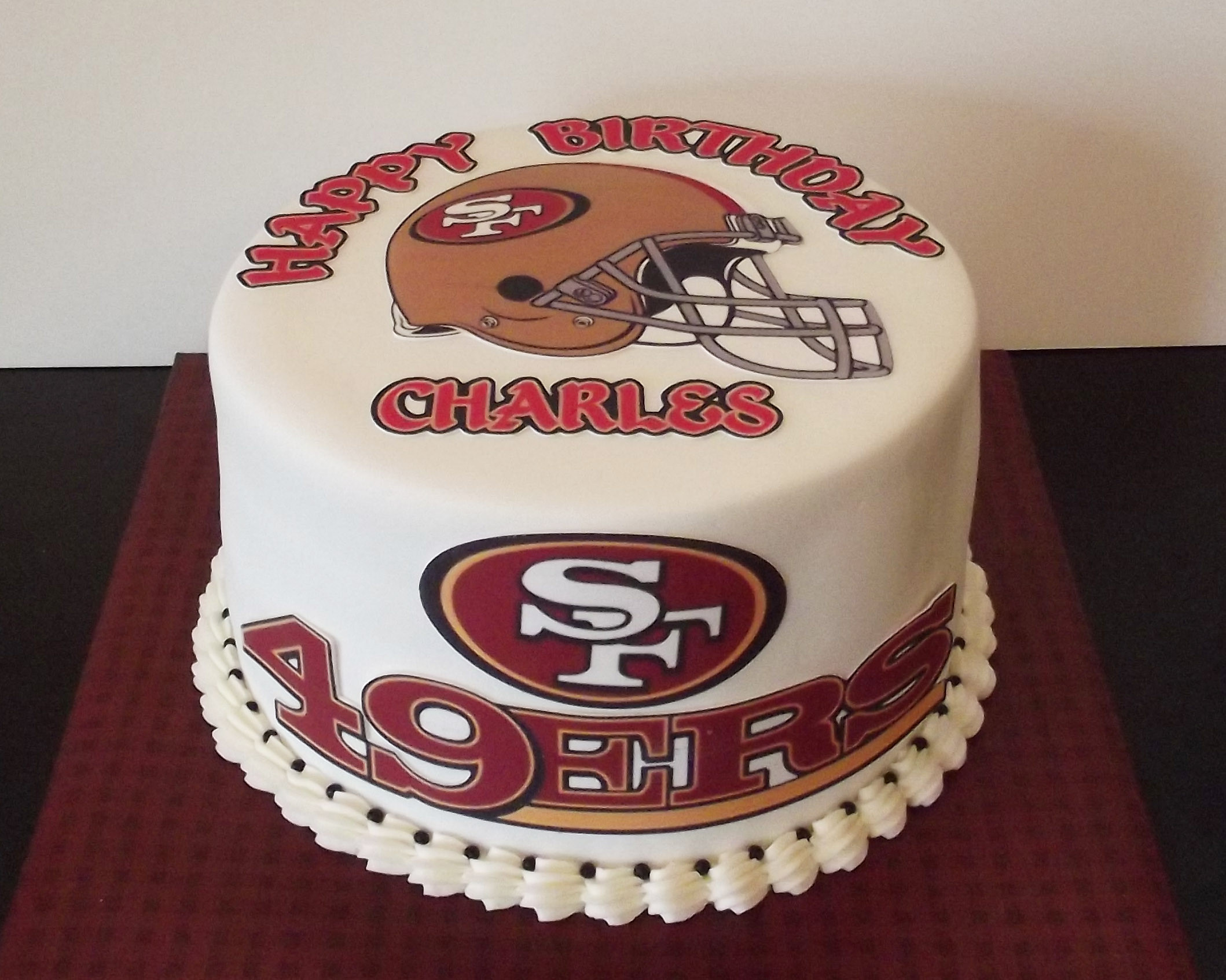 49ers Birthday Cake
 Celebration Cakes 5