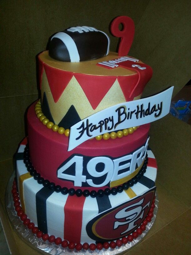 49ers Birthday Cake
 49Ers Loved making this cake