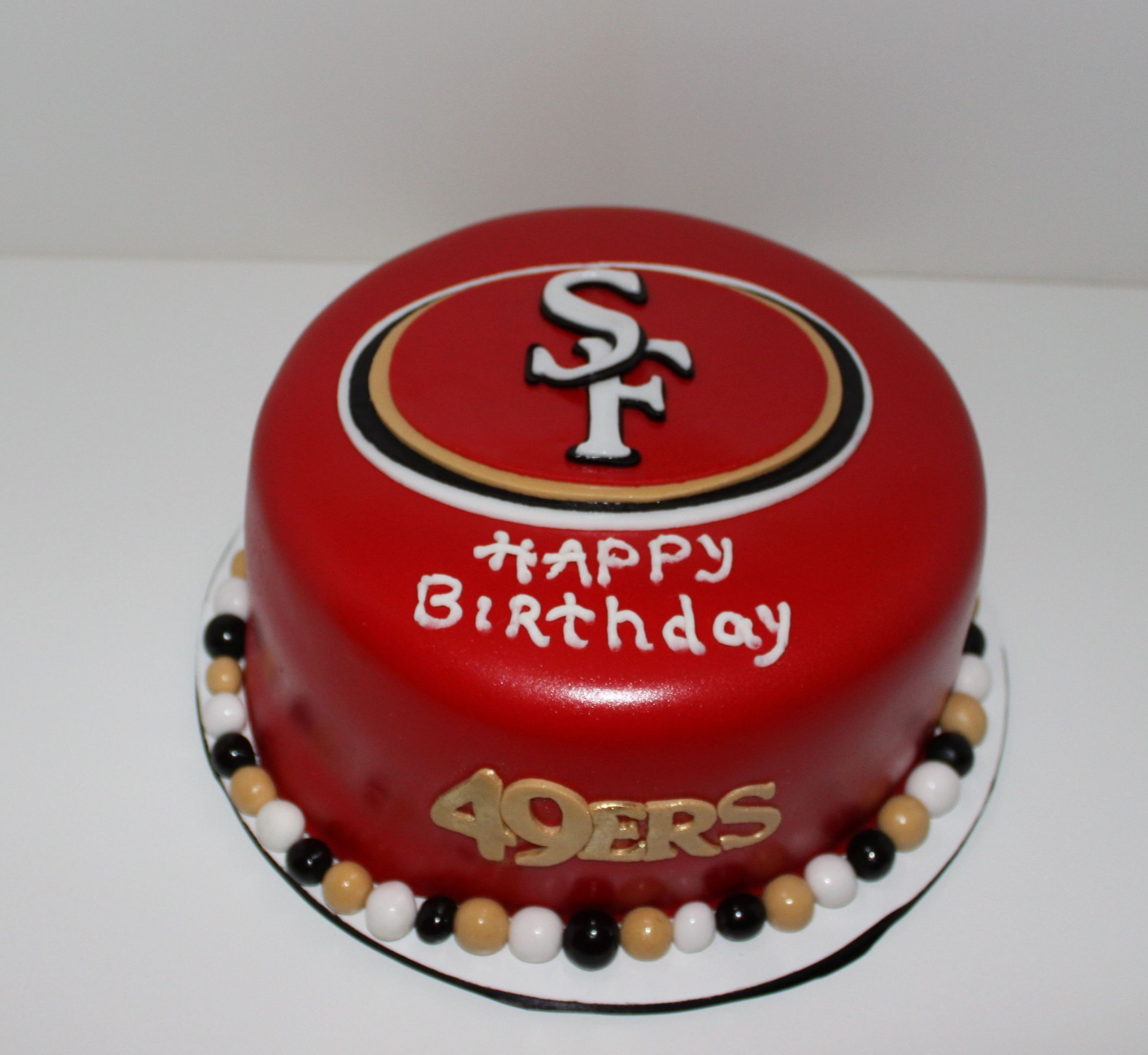 49ers Birthday Cake
 San Francisco 49ers cake Cakes by Christina