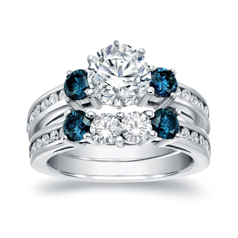 4ct Diamond Engagement Ring
 2 3 4ct TDW Diamond Engagement Ring Set In 14k White Gold