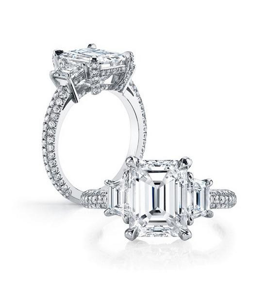 4ct Diamond Engagement Ring
 4ct princess cut diamond engagement ring – MOWTE