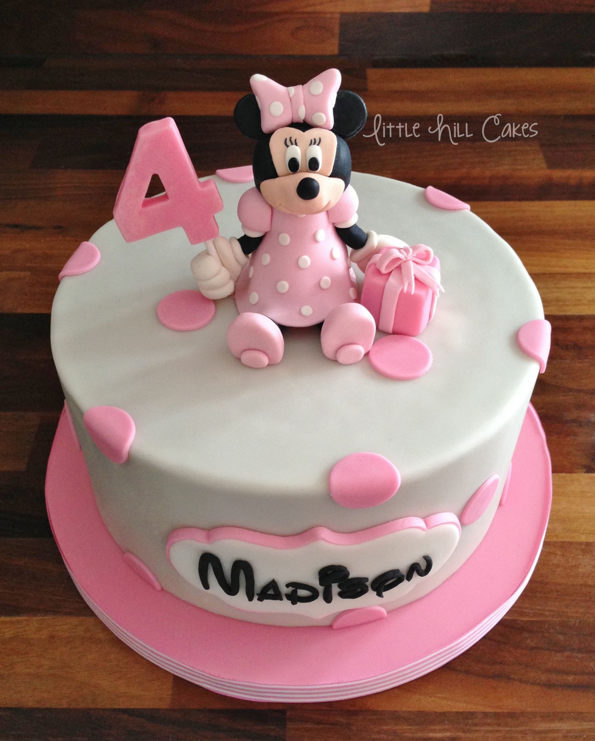 4th Birthday Cake
 Minnie Mouse Birthday Cake