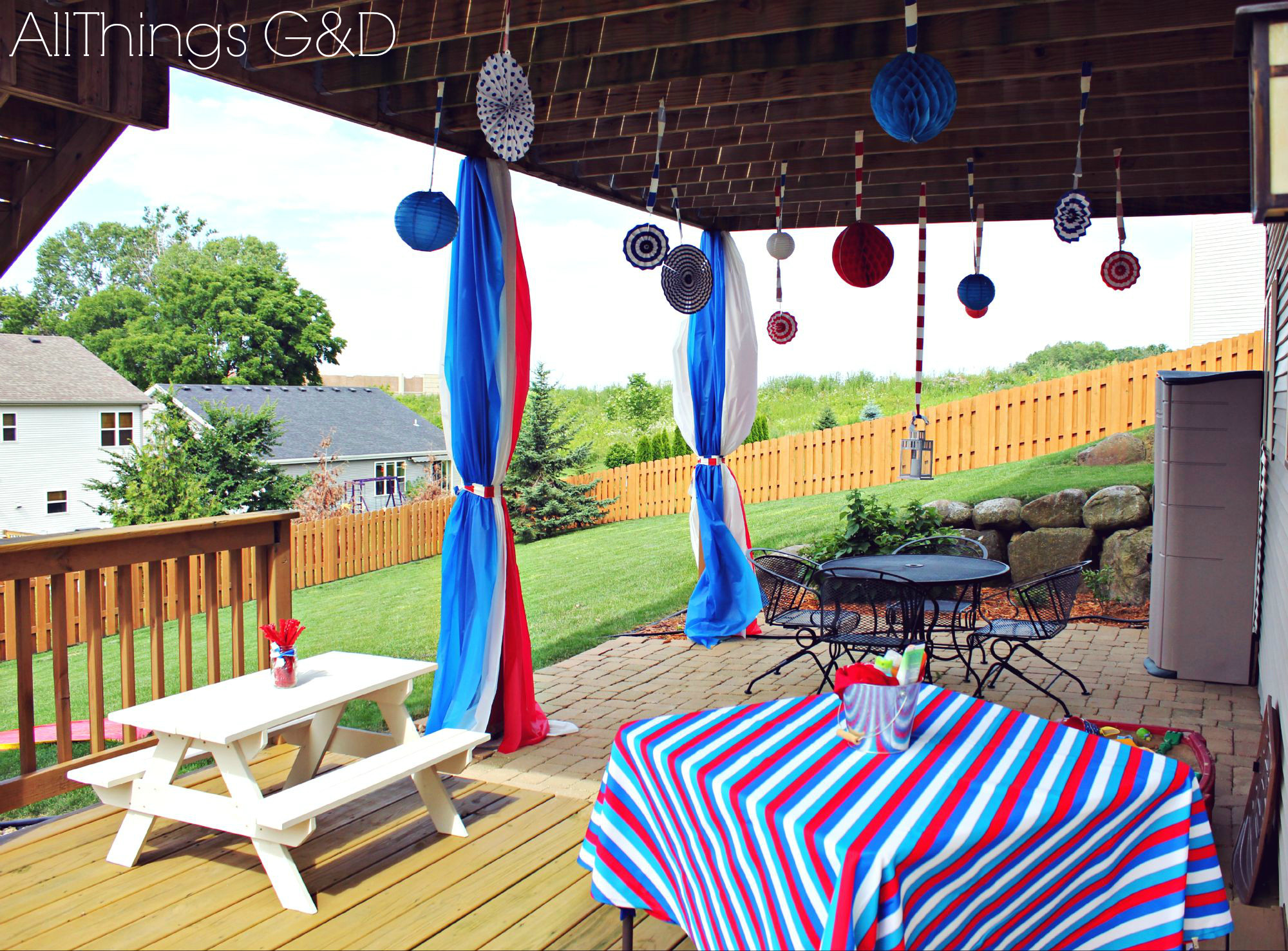 4Th Of July Backyard Party Ideas
 Our 8th Annual 4th of July Party All Things G&D