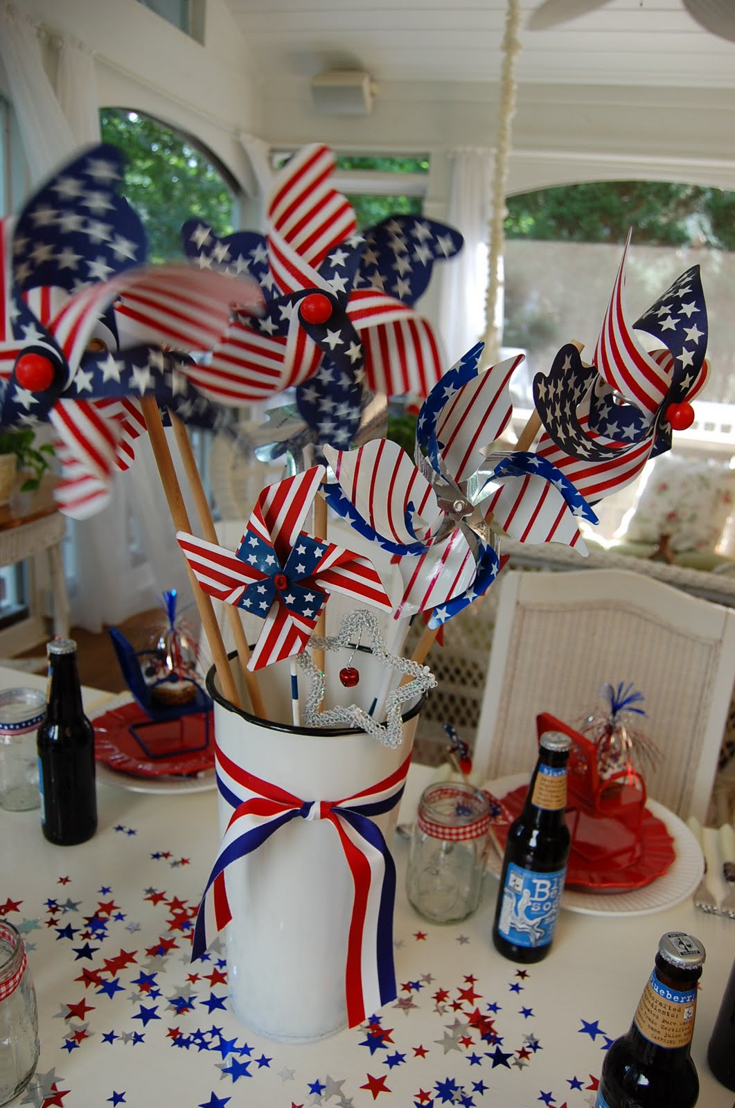4th Of July Decor
 A Patriotic Celebration Table Setting