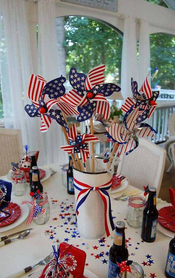4th Of July Decorating Ideas
 45 Decorations Ideas Bringing The 4th of July Spirit Into