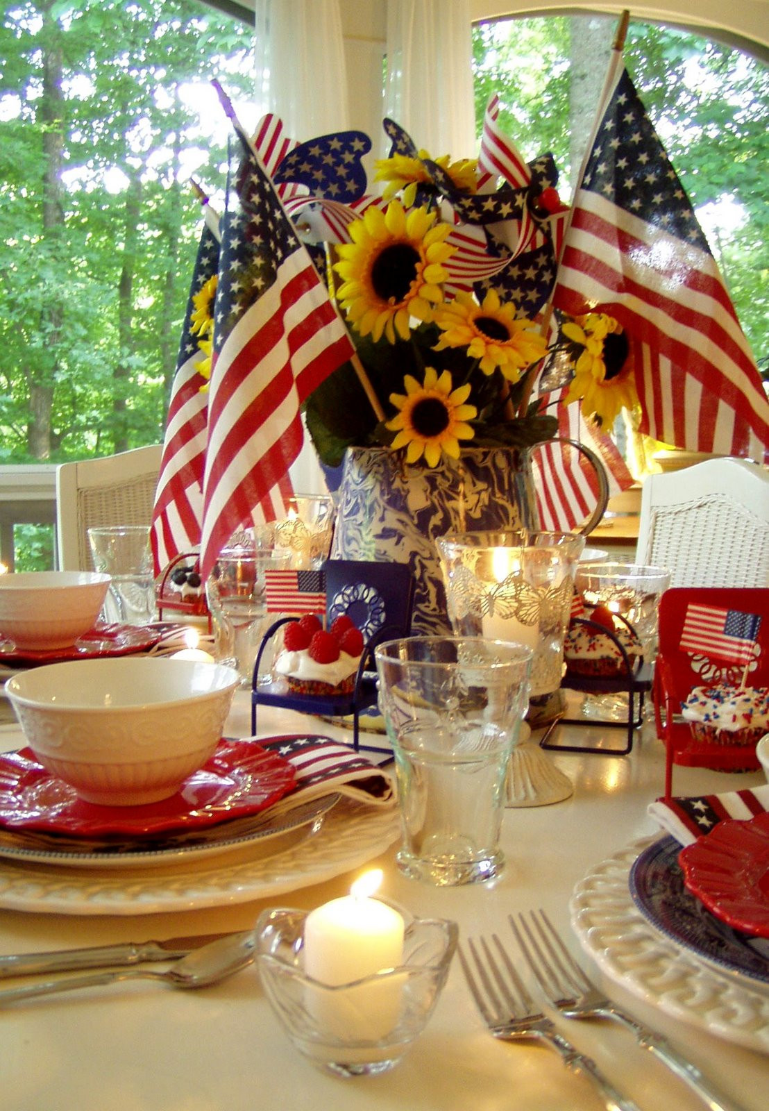 4th Of July Decorating Ideas
 4th of July Party and Table Setting Ideas