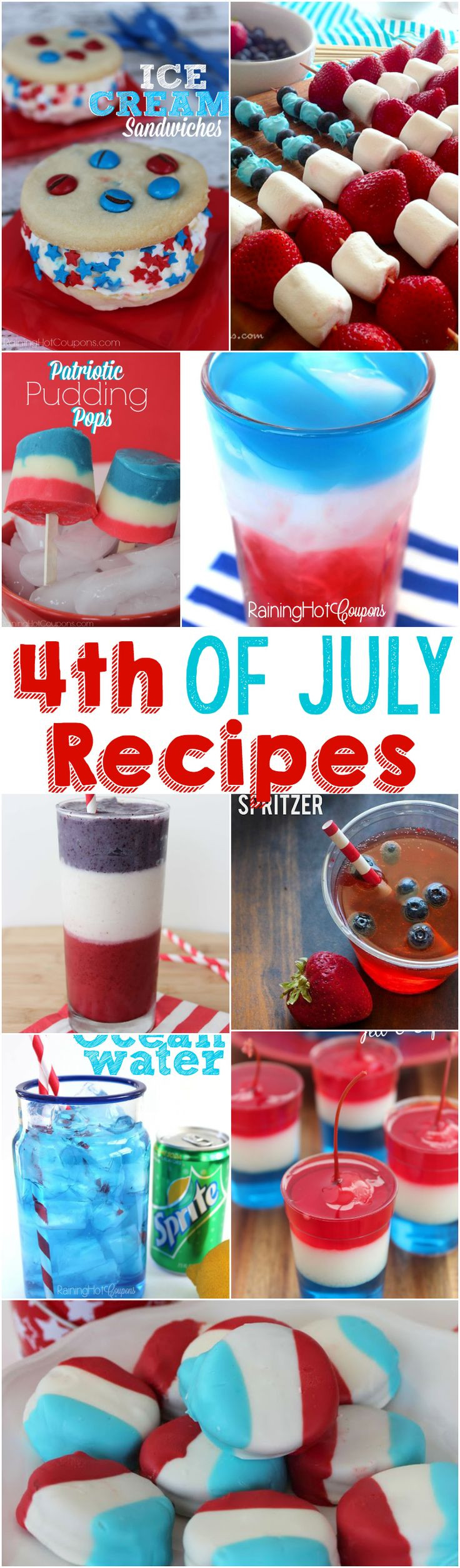 4th Of July Food Deals
 List of Ten 4th of July Recipes