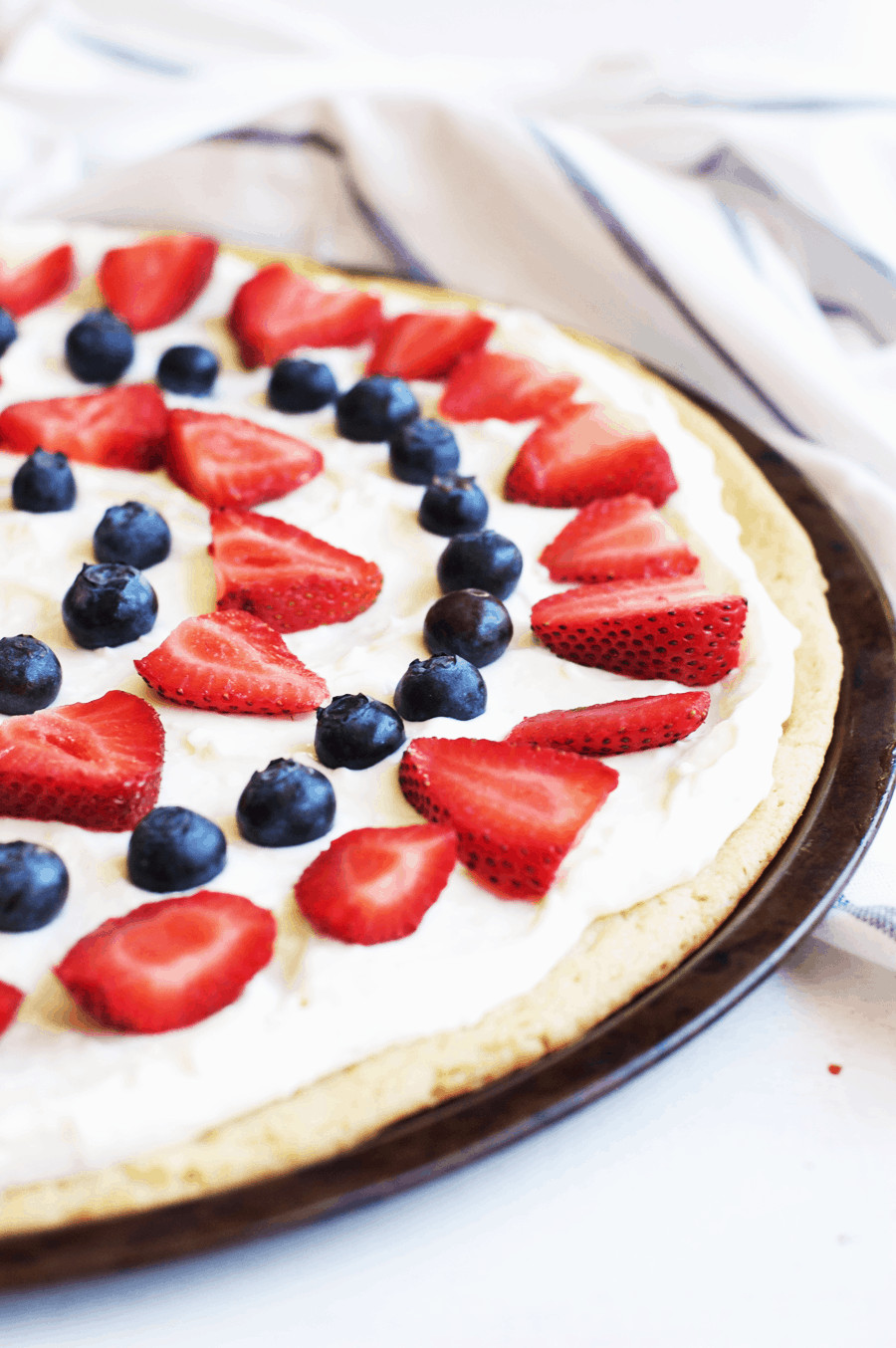 4Th Of July Fruit Desserts
 4th of July Berry Dessert Pizza