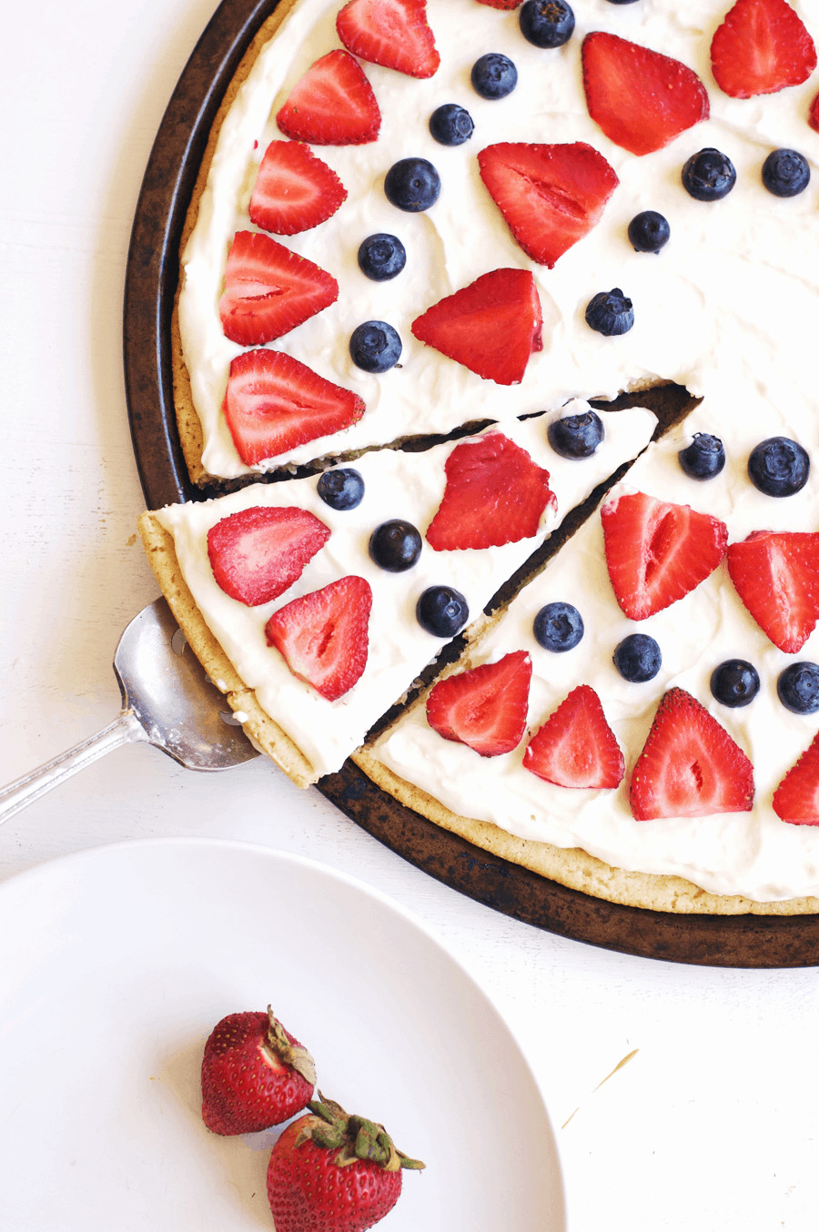 4Th Of July Fruit Desserts
 4th of July Berry Dessert Pizza
