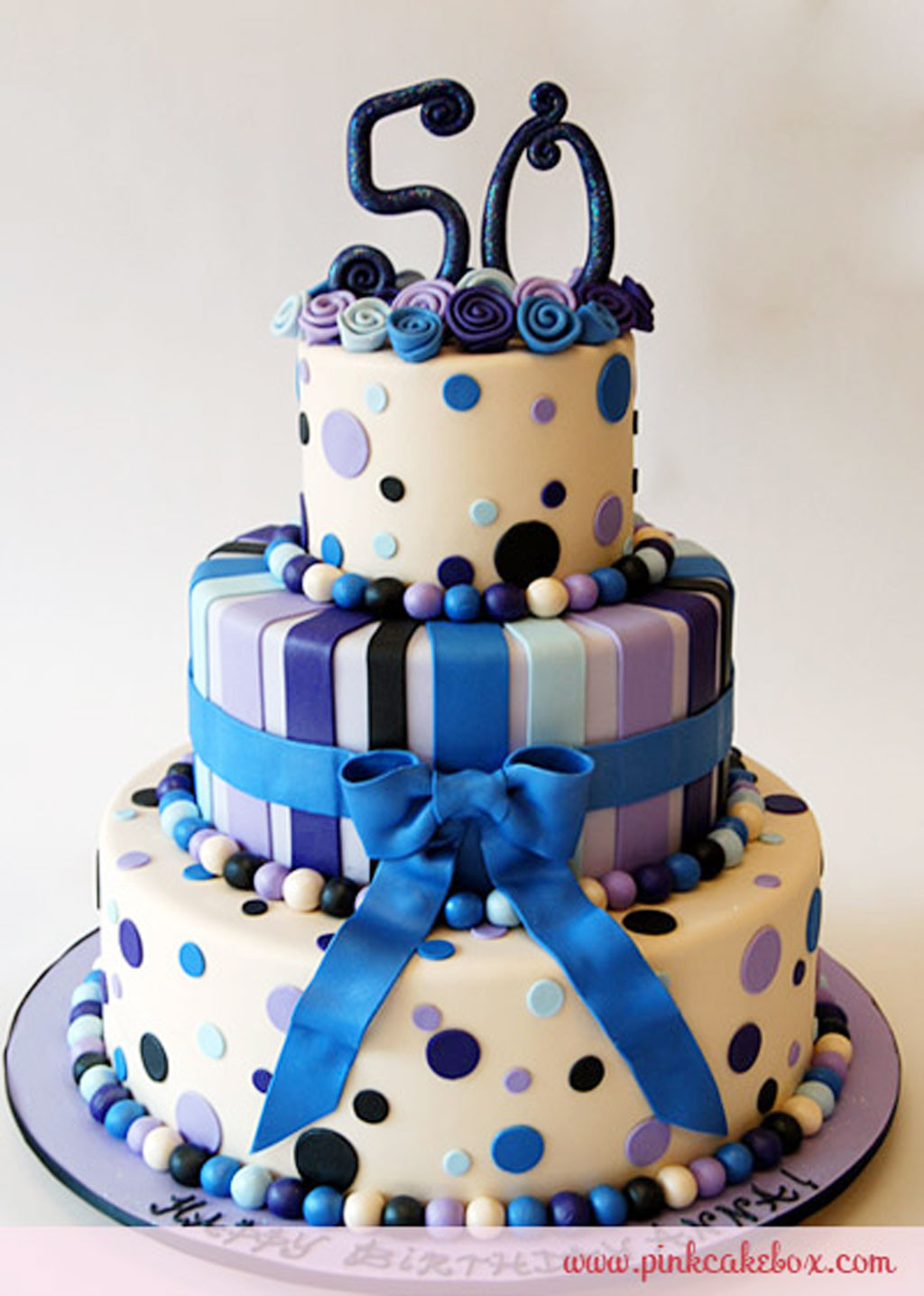 50 Birthday Cake Ideas
 Whimsical 50th Birthday Party Cake Birthday Cake Cake