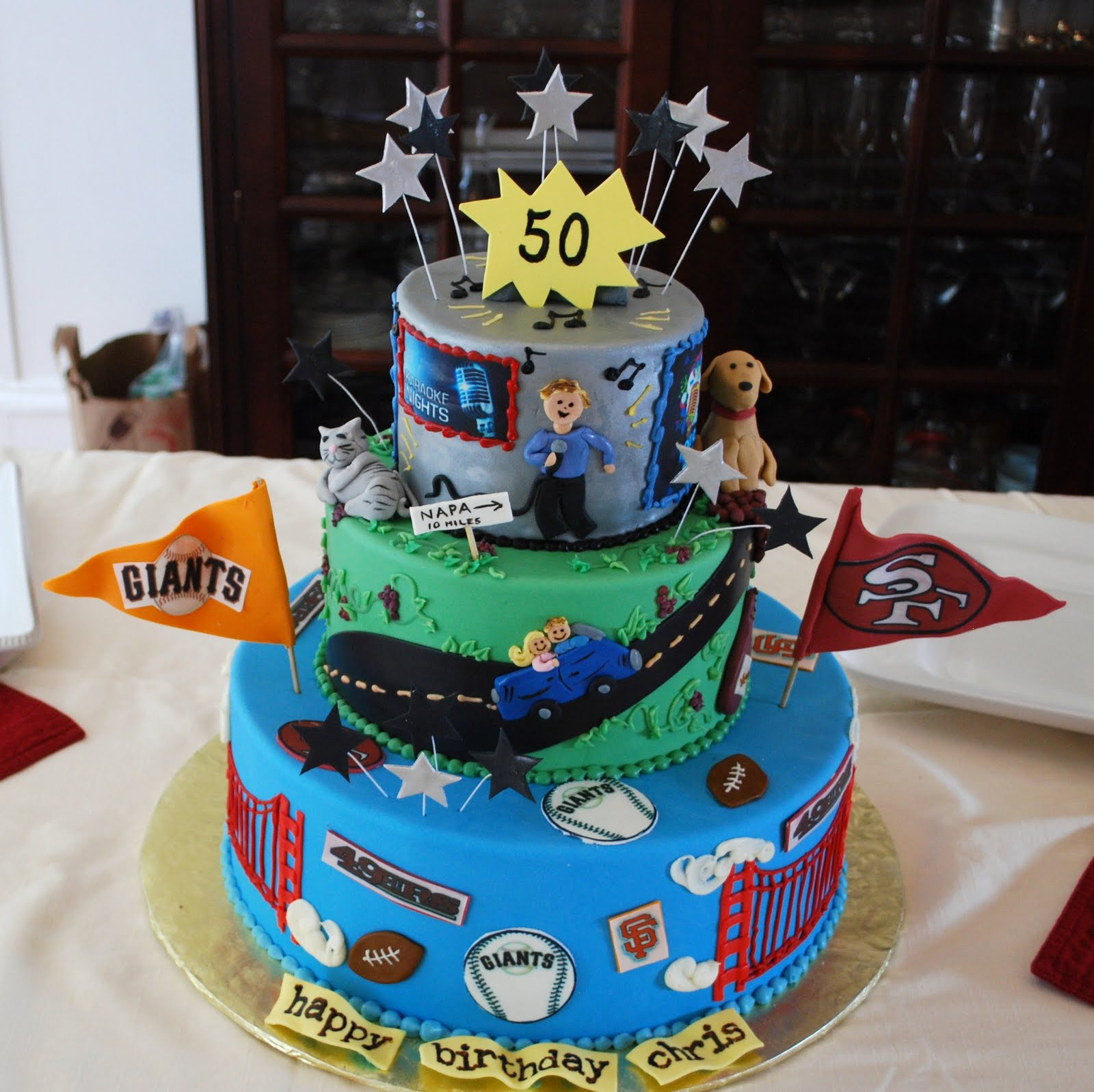 50 Birthday Cake Ideas
 The Beehive 50th Birthday Cake