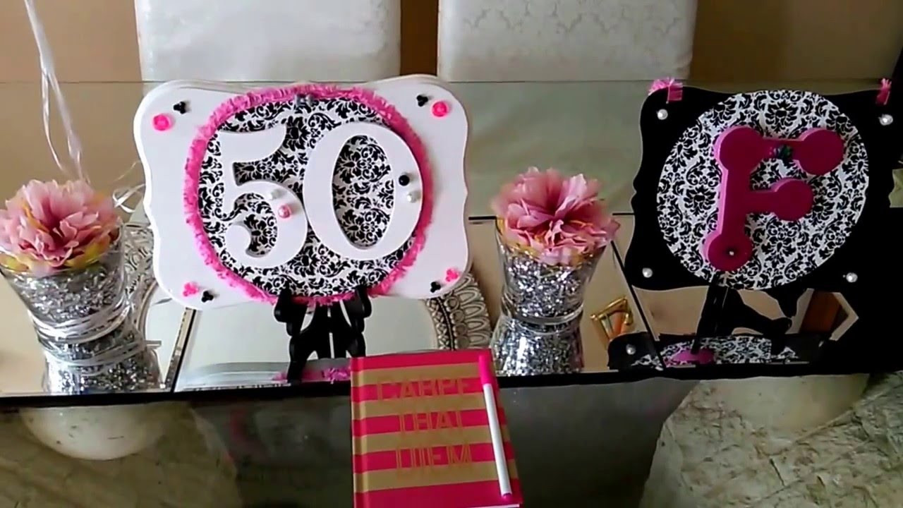 50 Birthday Decorations Ideas
 DIY 50th Birthday Decor Party Theme