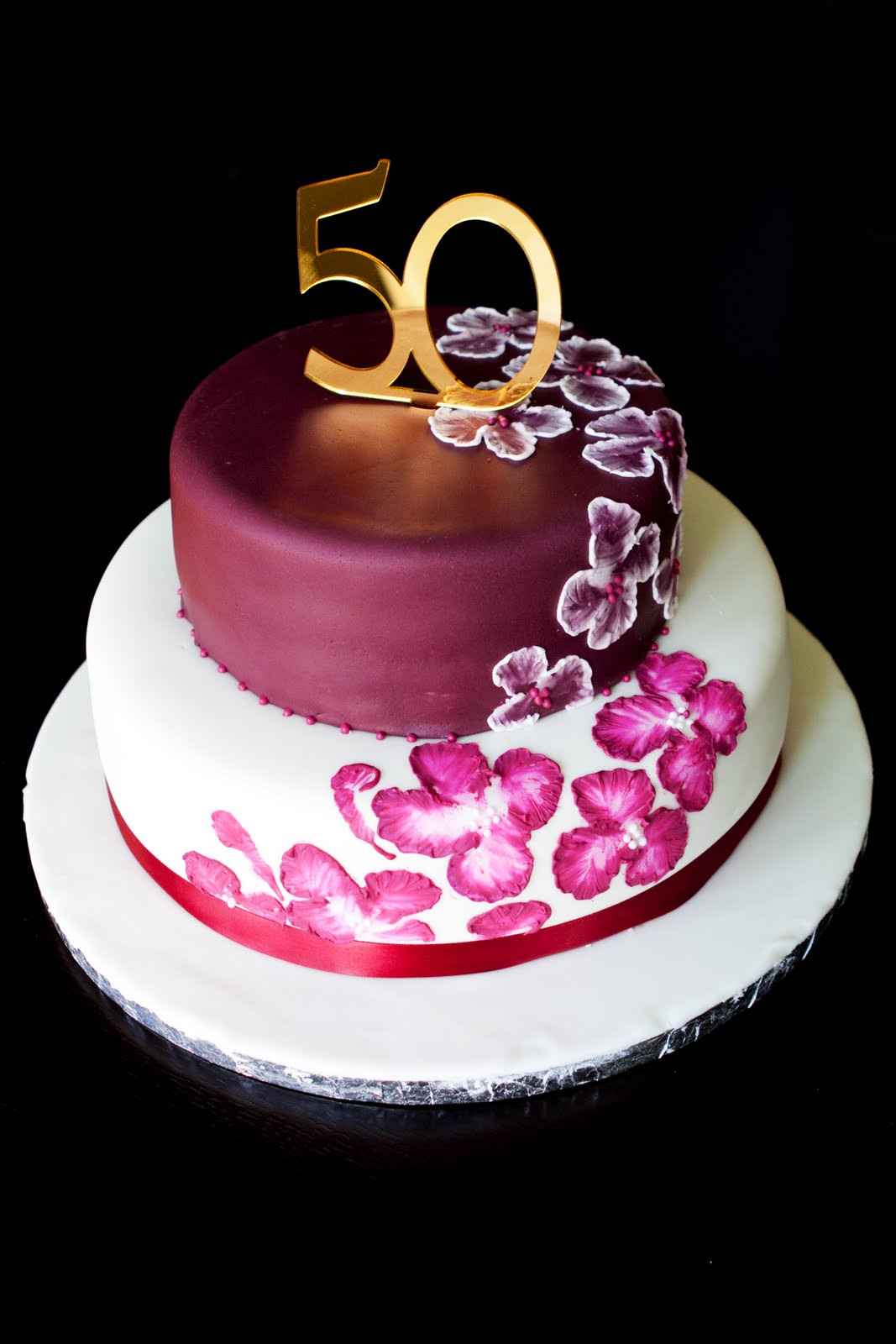 50th Birthday Cake Ideas For Her
 Jocelyn s Wedding Cakes and More Custom Cake Elegant