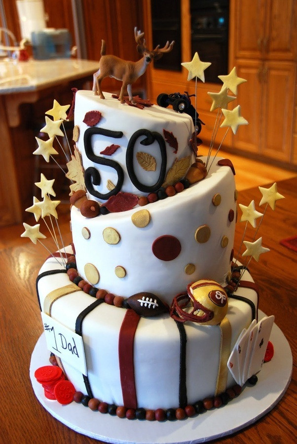 50th Birthday Cake Ideas For Her
 What are some ideas for a 50th birthday surprise party for