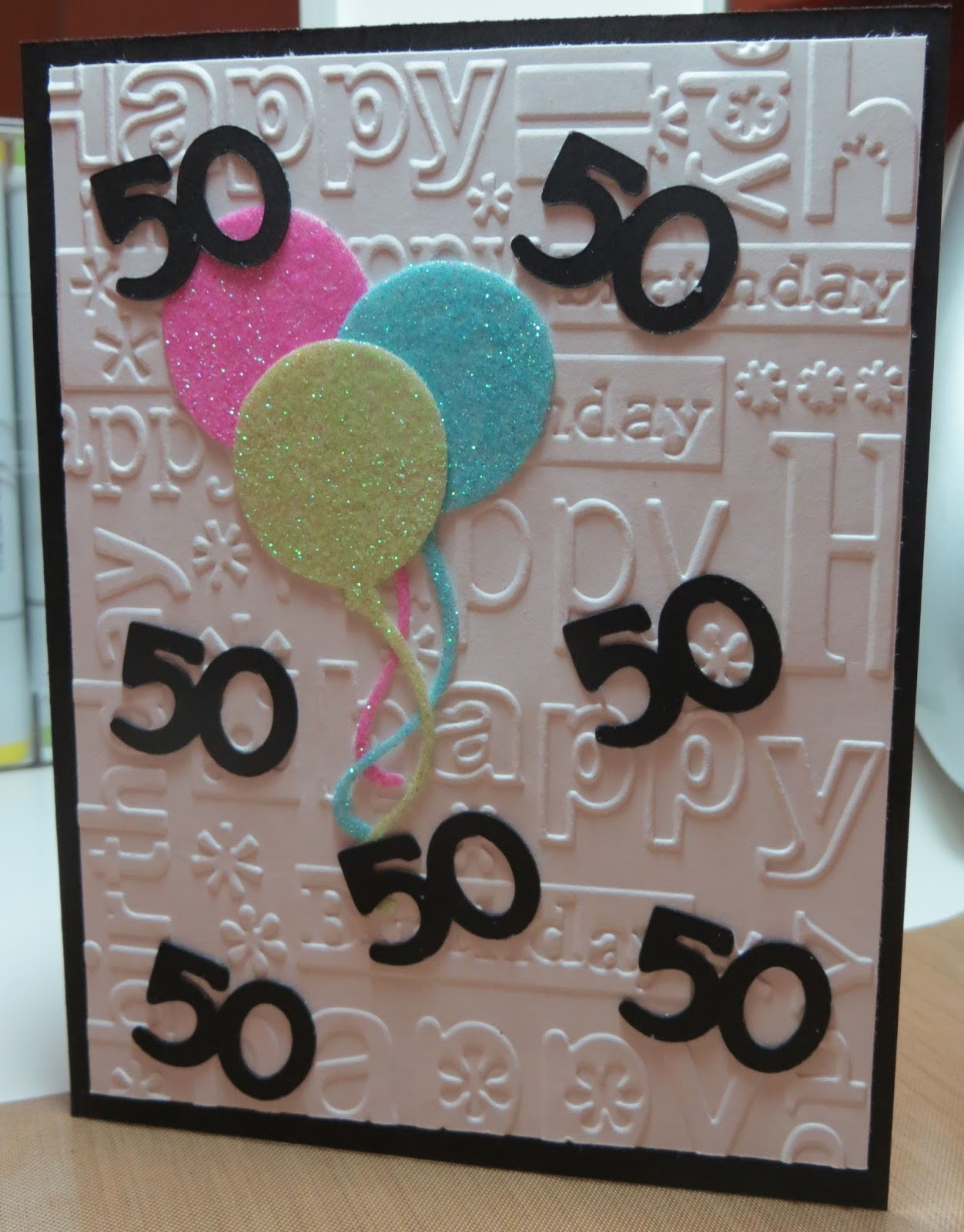 50th Birthday Card Ideas
 Debbies Creations 50th Birthday Card