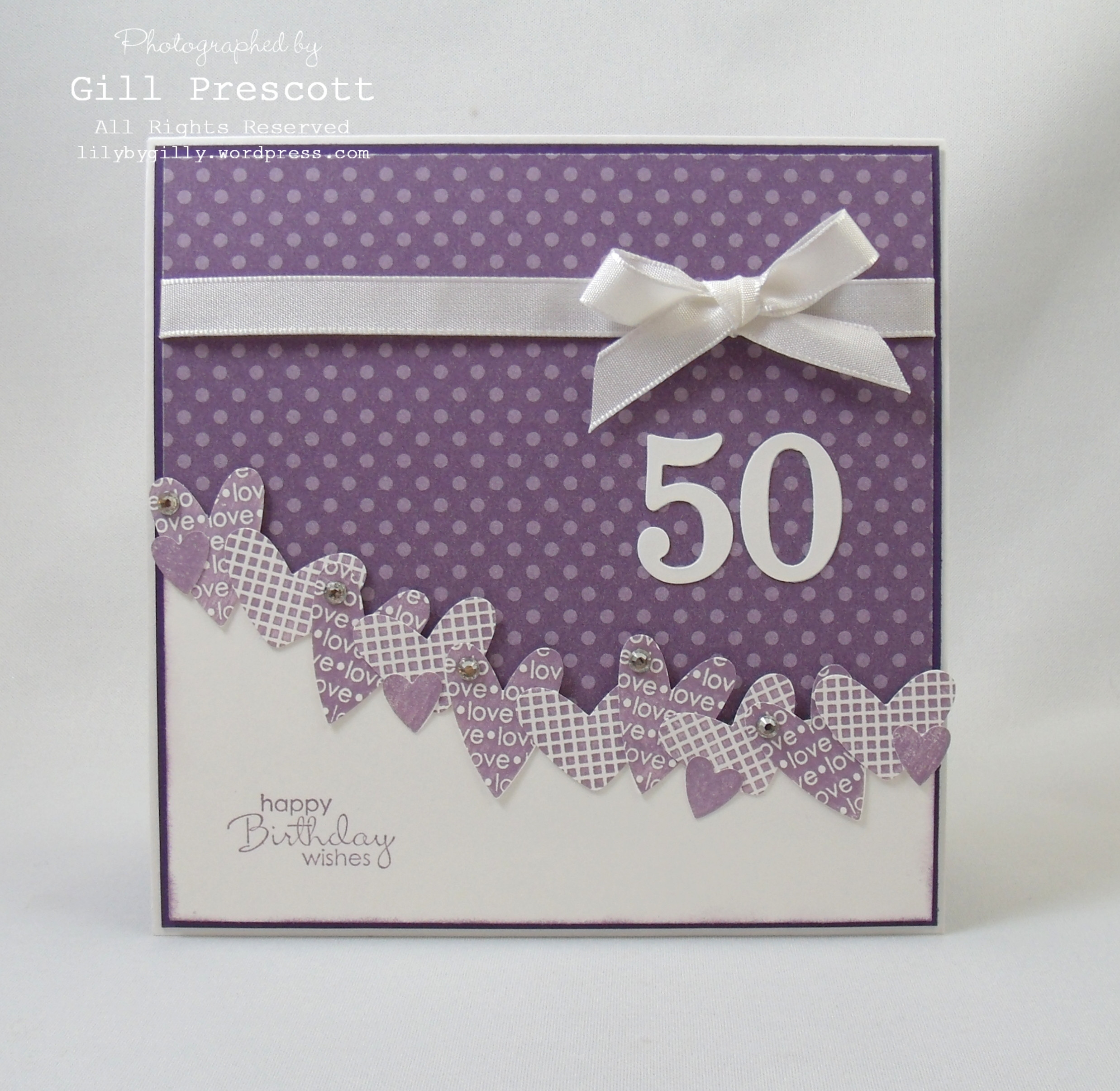 50th Birthday Card Ideas
 Stampin’ Up birthday wishes …