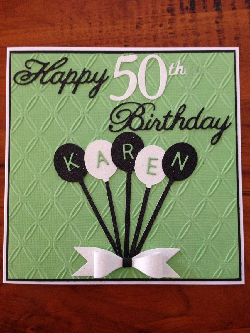 50th Birthday Card Ideas
 Female 50th birthday card