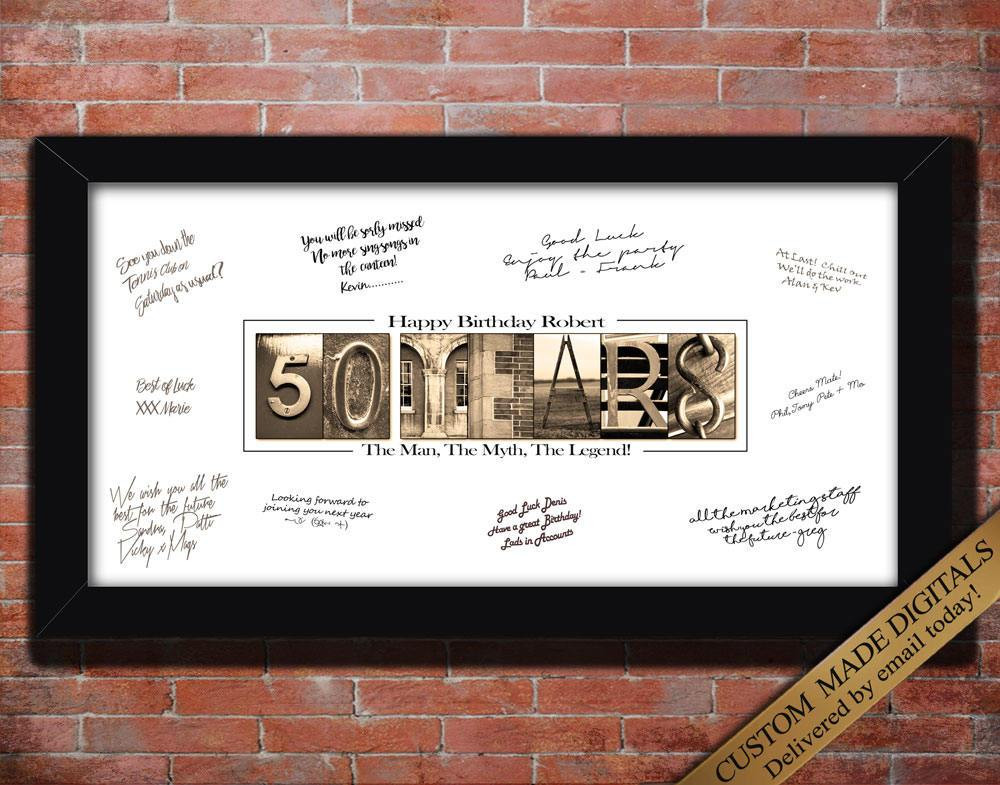 50Th Birthday Gift Ideas For Husband
 50 YEAR 50th Birthday Gift for Him 50th birthday for Men
