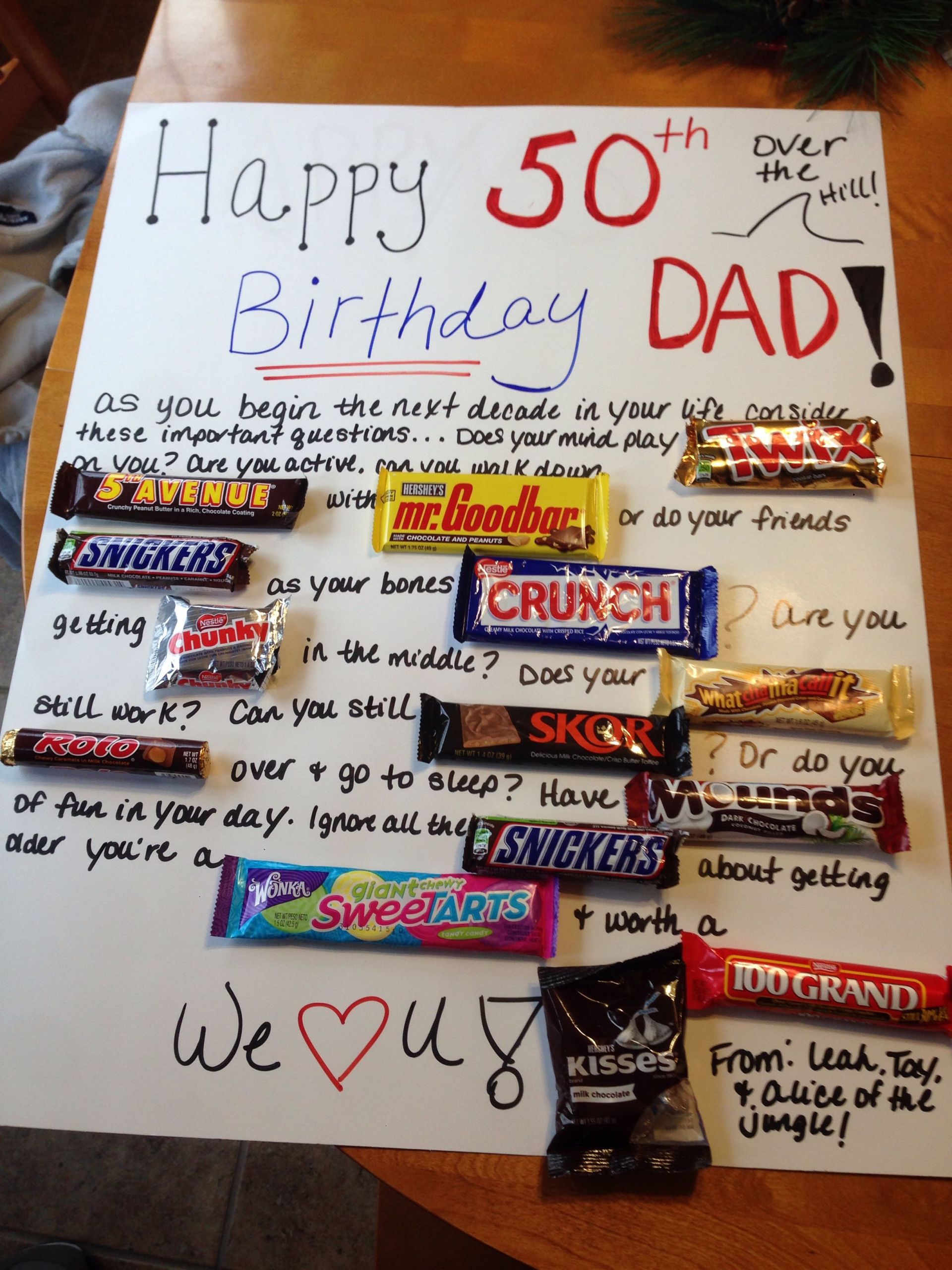 50Th Birthday Gift Ideas For Men Funny
 50th birthday present for my uncle