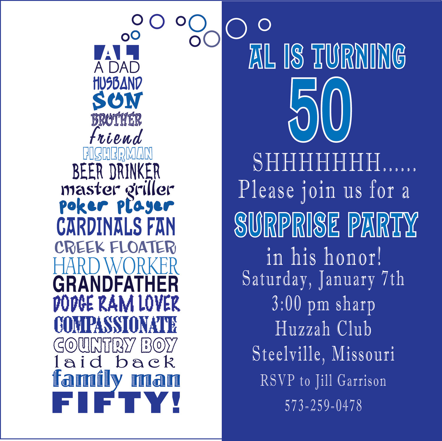 50th Birthday Party Invitation
 50th Birthday Quotes Invitation QuotesGram